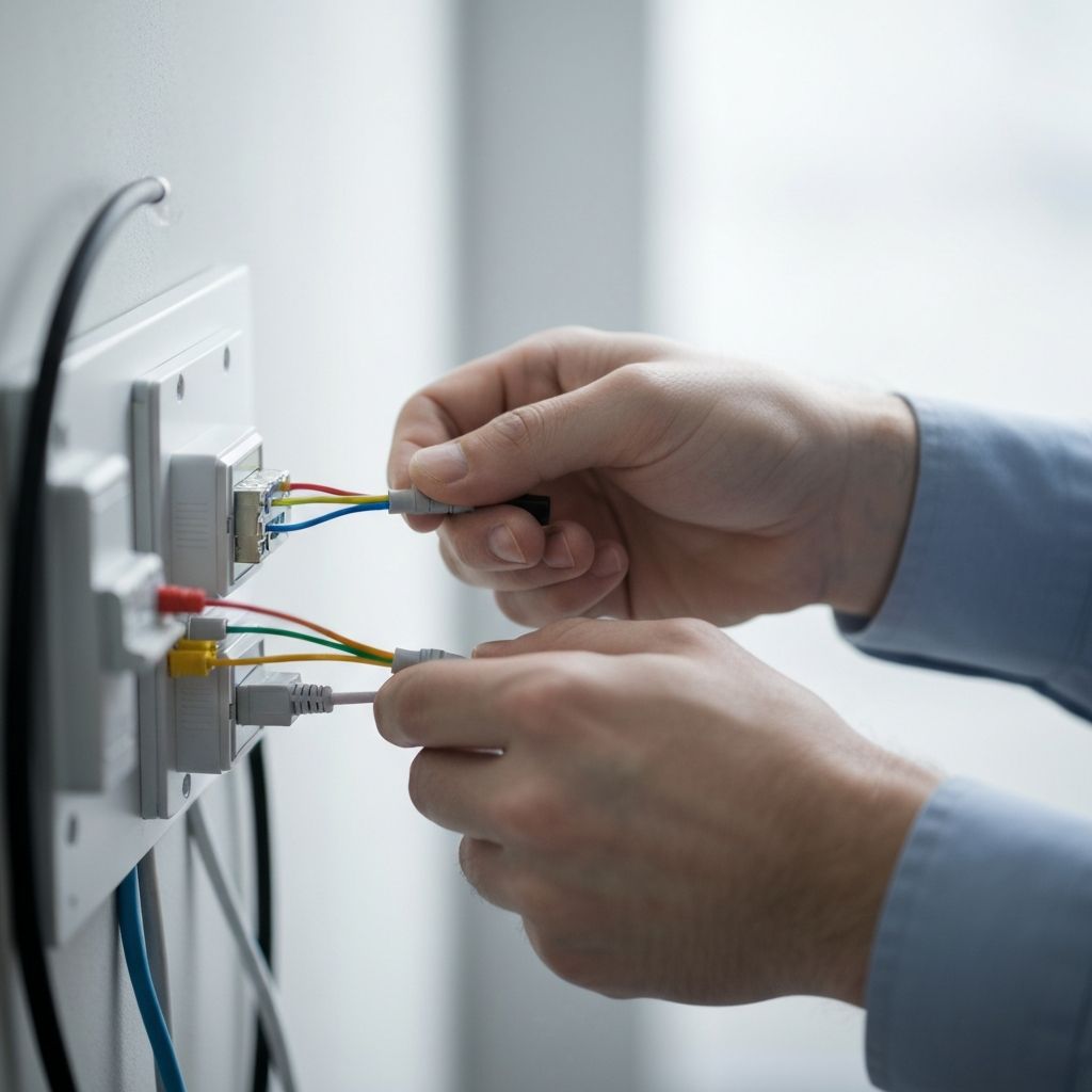 Монтаж системы видеонаблюдения